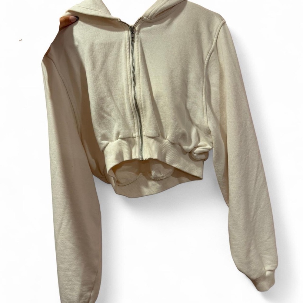 ALO Yoga Sweet Escape Zip Up Hoodie - Ivory